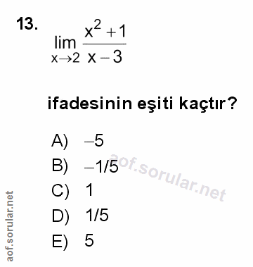 Soru 13