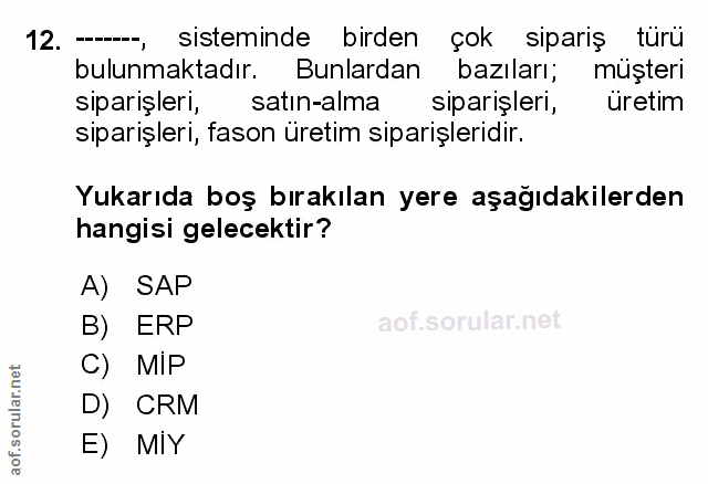 Soru 12