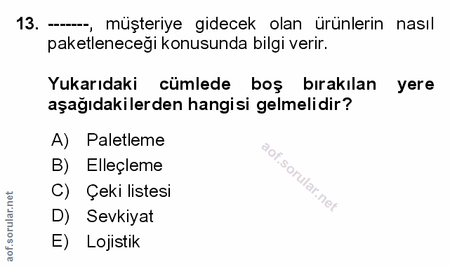 Soru 13