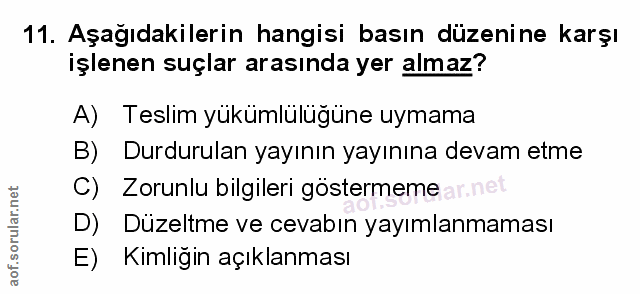 Soru 11