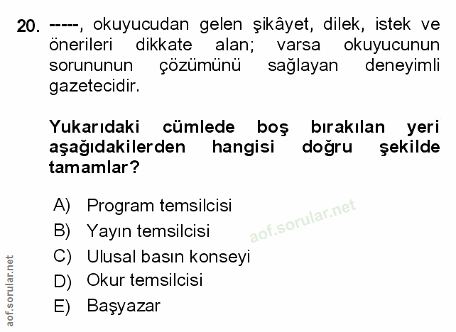 Soru 20