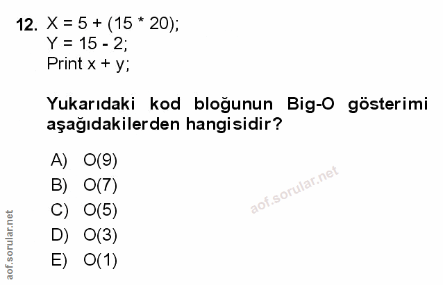 Soru 12