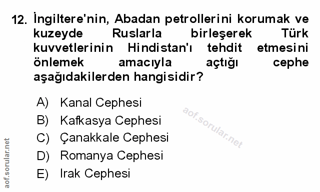 Soru 12
