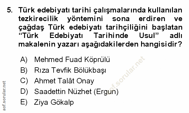 Soru 5