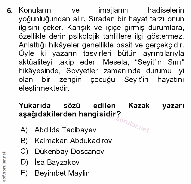 Soru 6