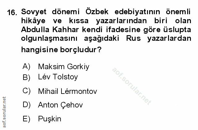 Soru 16
