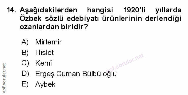 Soru 14