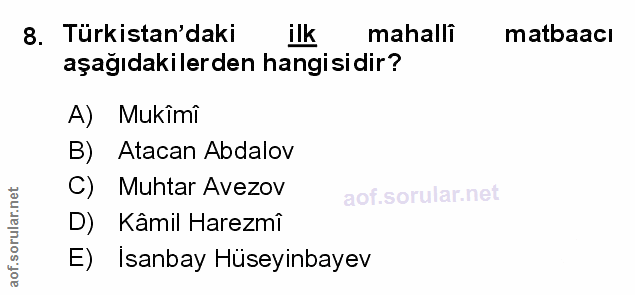 Soru 8