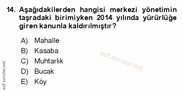 Soru 14