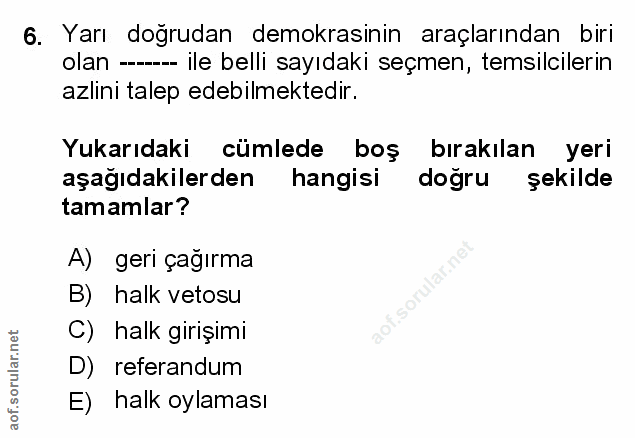 Soru 6