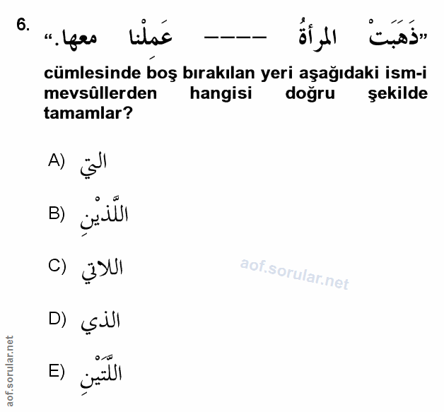 Soru 6