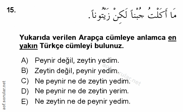 Soru 15