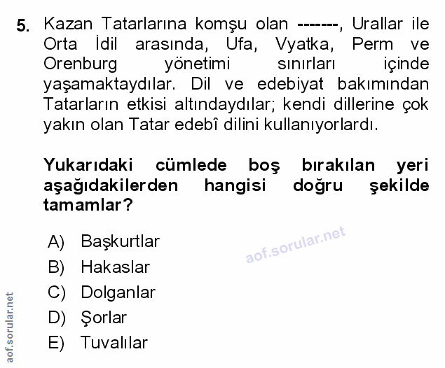 Soru 5