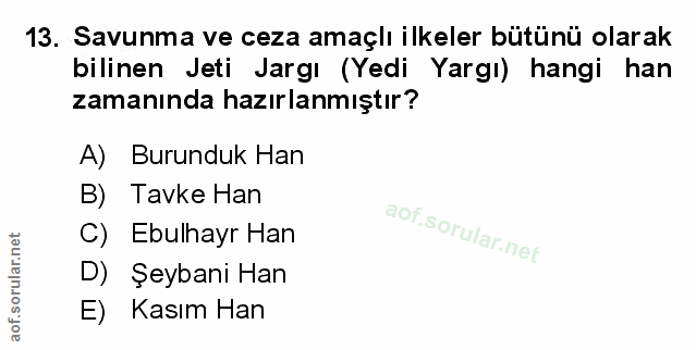 Soru 13