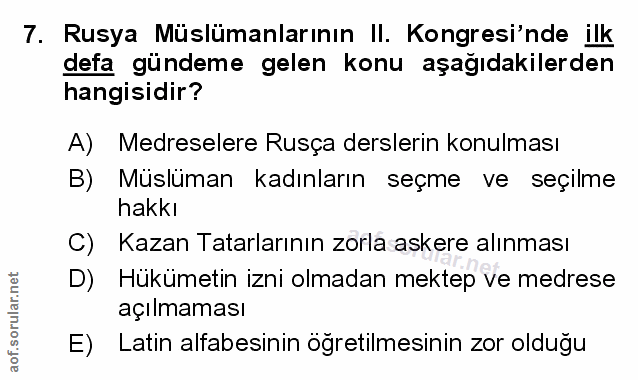 Soru 7
