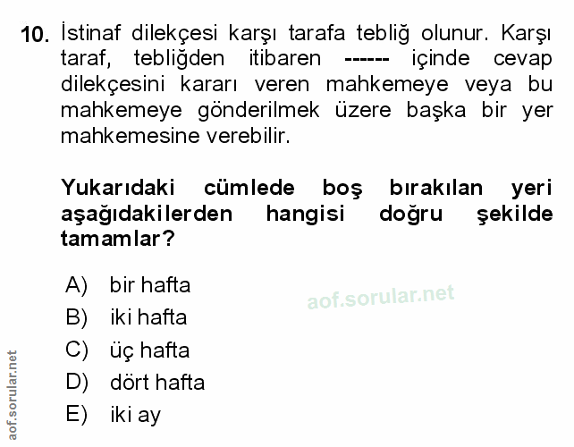 Soru 10