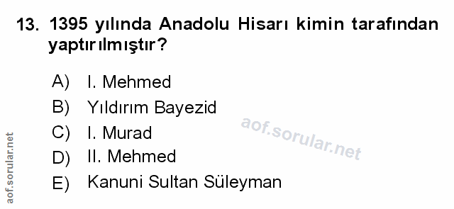 Soru 13