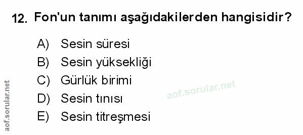 Soru 12