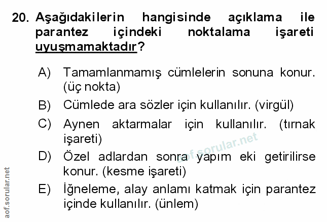 Soru 20