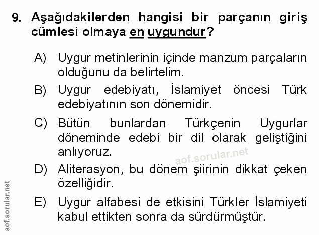 Soru 9