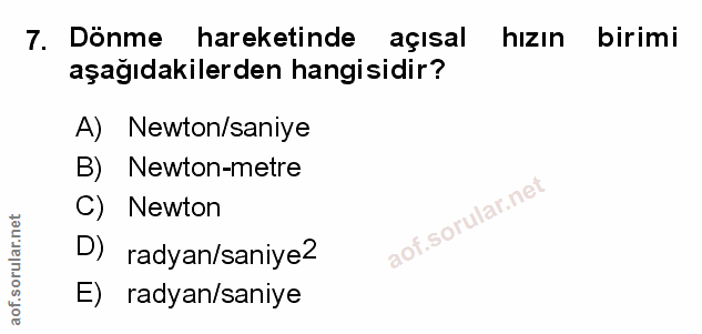 Soru 7