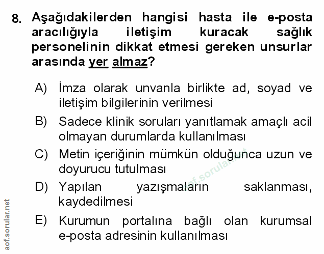 Soru 8