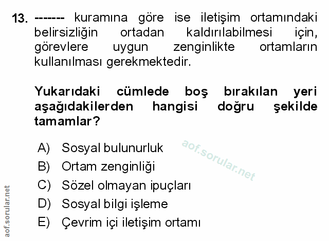 Soru 13