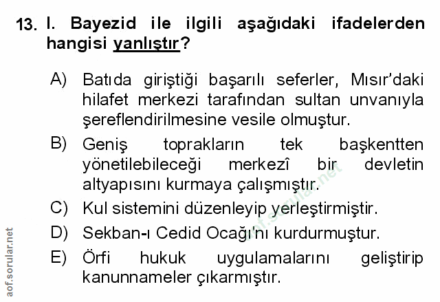 Soru 13
