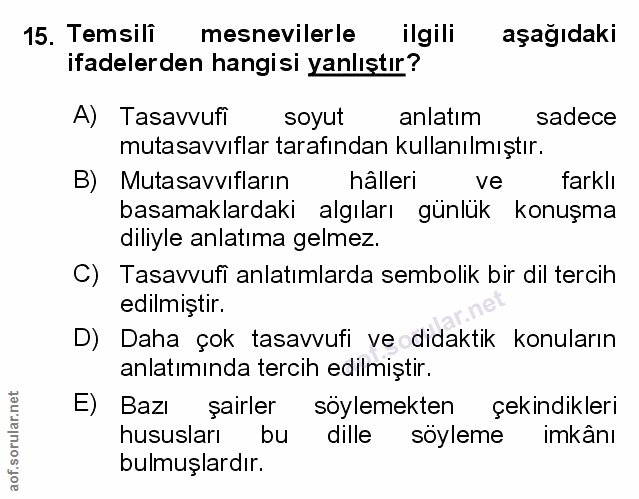 Soru 15