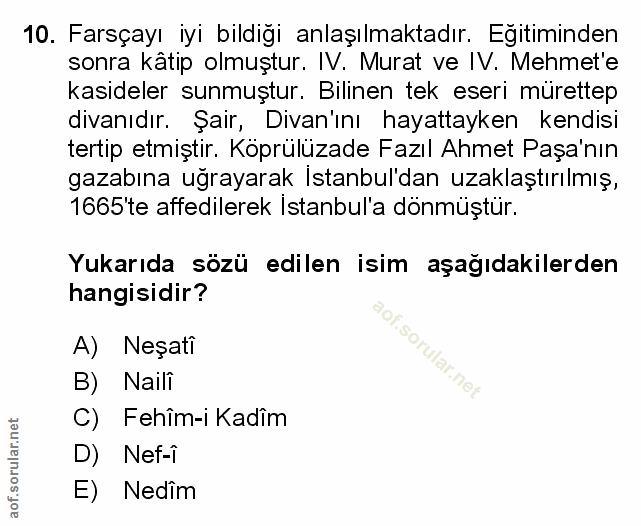 Soru 10