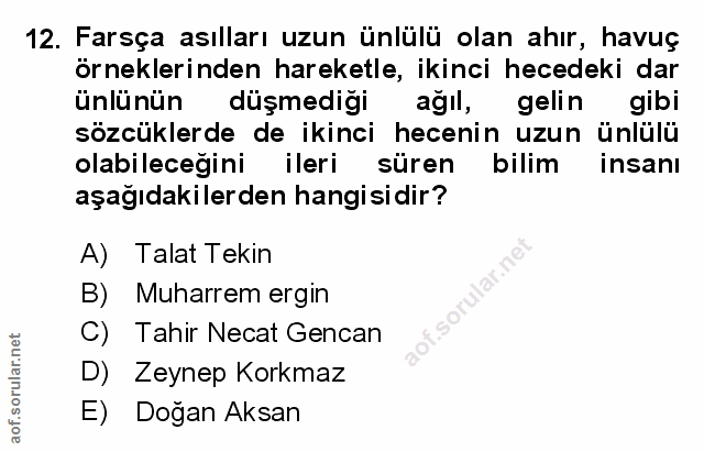 Soru 12