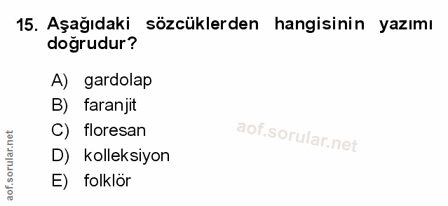 Soru 15
