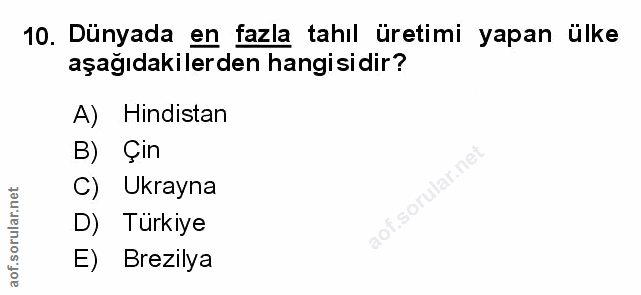 Soru 10