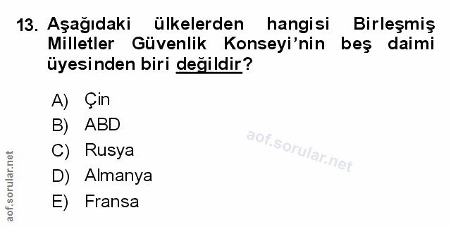 Soru 13