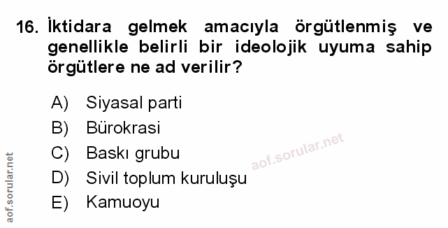 Soru 16