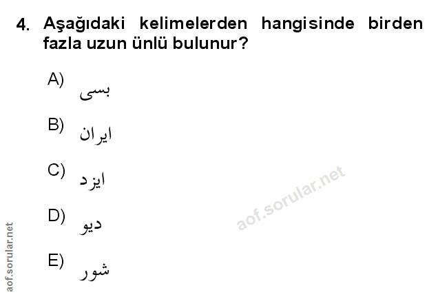 Soru 4
