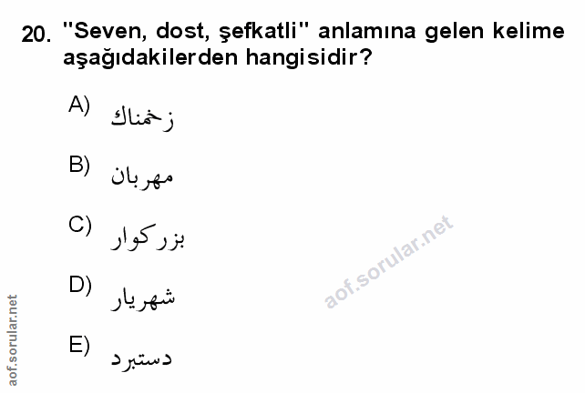 Soru 20
