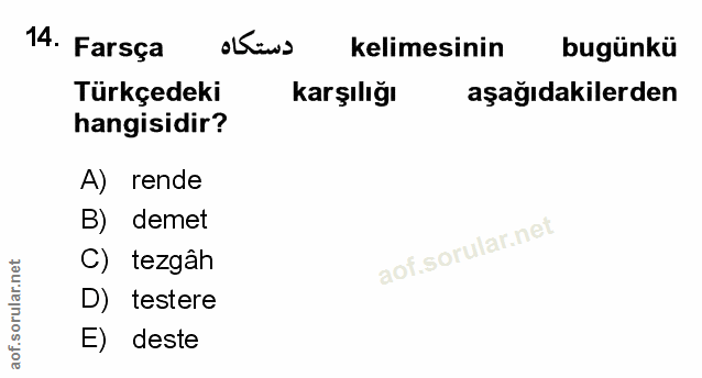 Soru 14