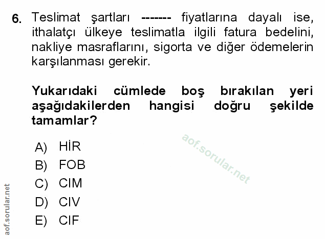 Soru 6