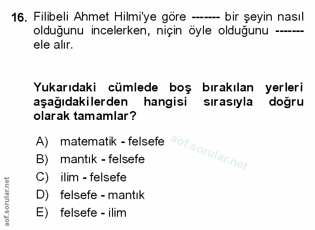 Soru 16