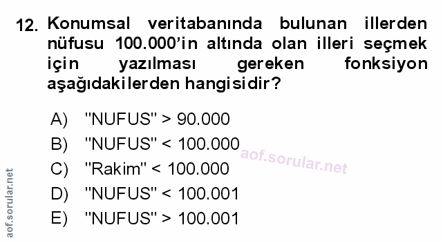 Soru 12
