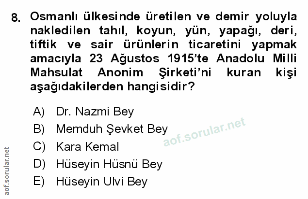 Soru 8
