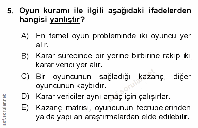 Soru 5