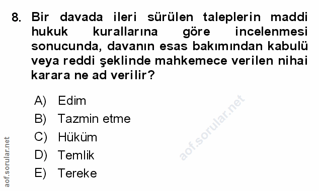 Soru 8
