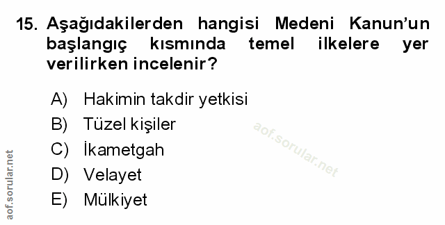 Soru 15