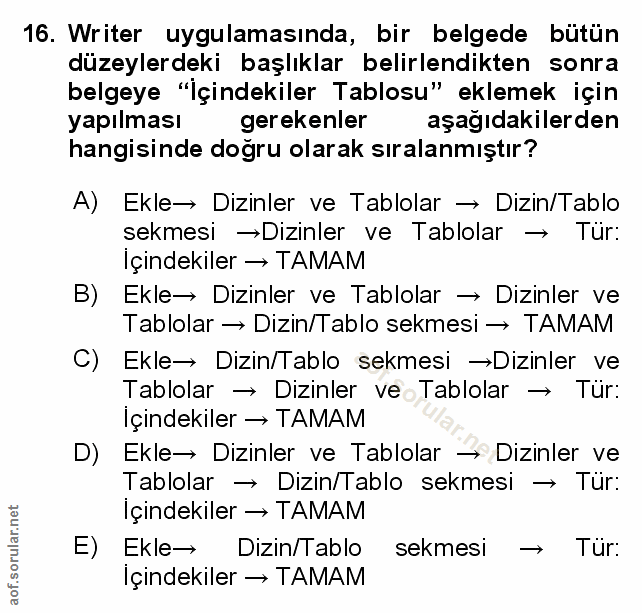 Soru 16