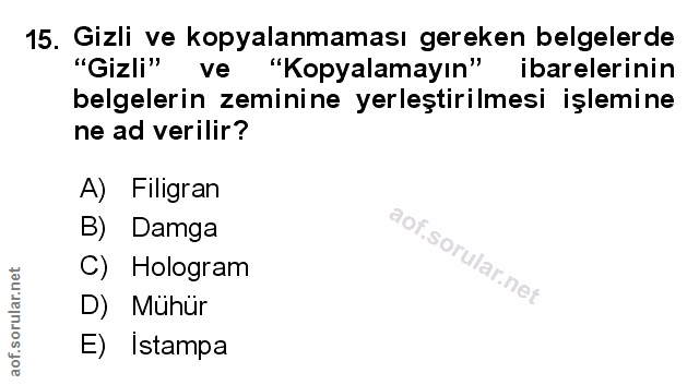 Soru 15
