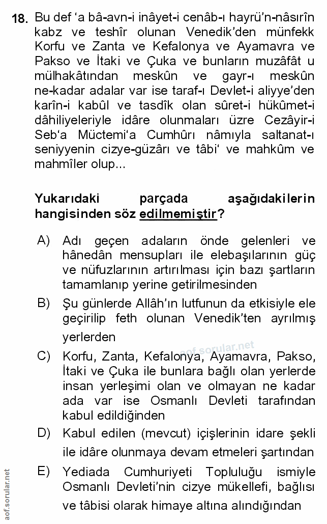 Soru 18
