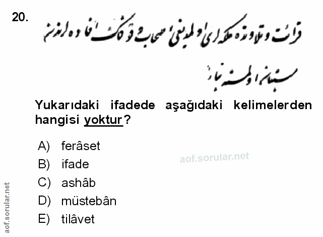 Soru 20