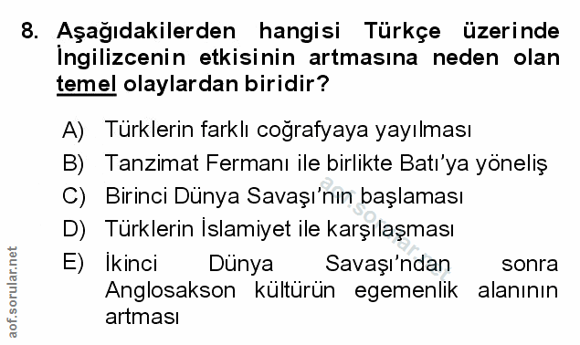Soru 8